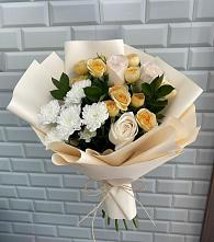 Букет цветов из:  Розы и Хризантемы #REPLACE_PRED# Важины